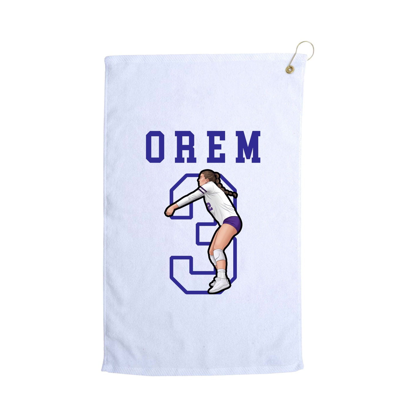 Golf Towel — Shirsey in White
