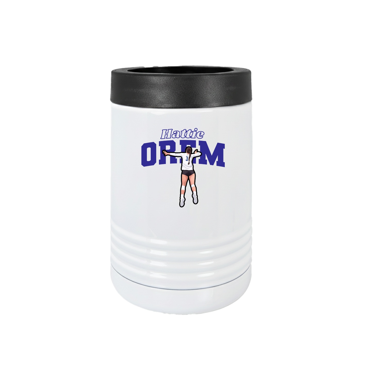 Beverage Holder — Name Arch in White