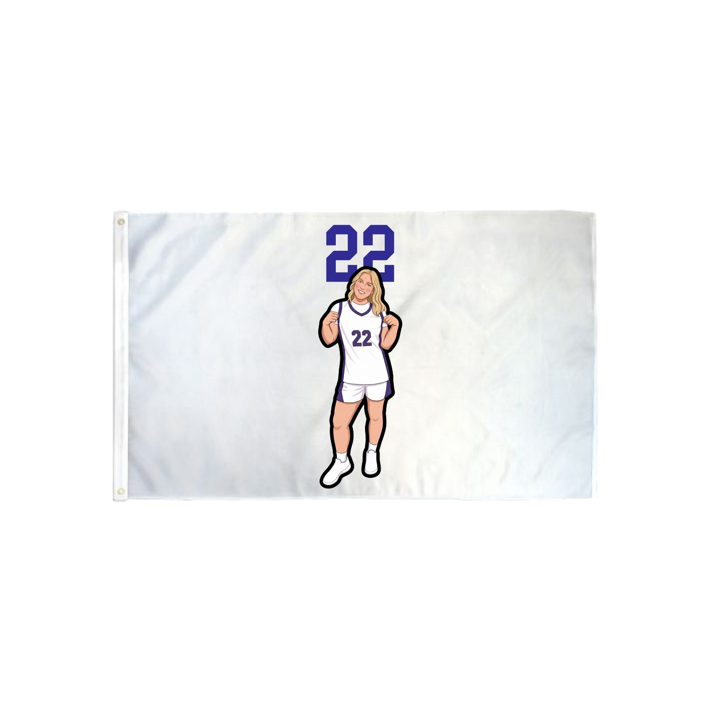 3x5 Flag — Number Top in Classic