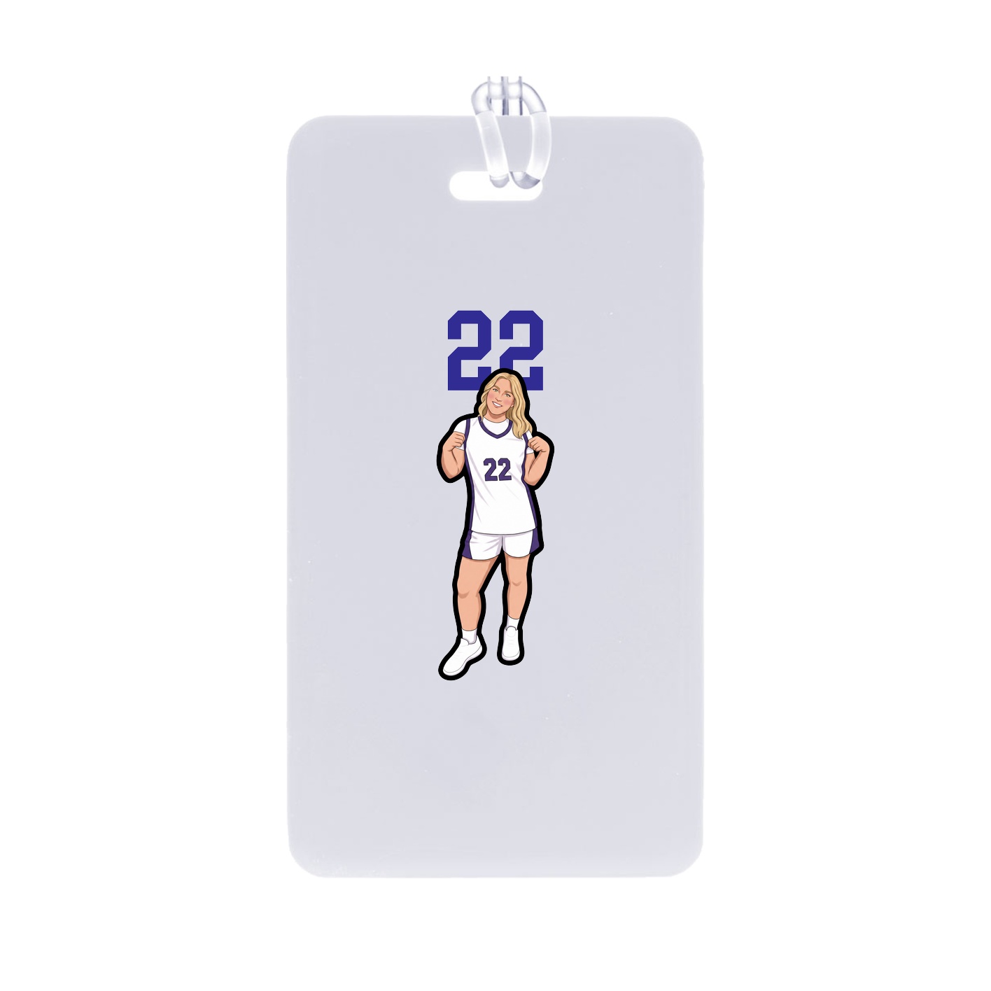 Bag Tag — Number Top in Classic