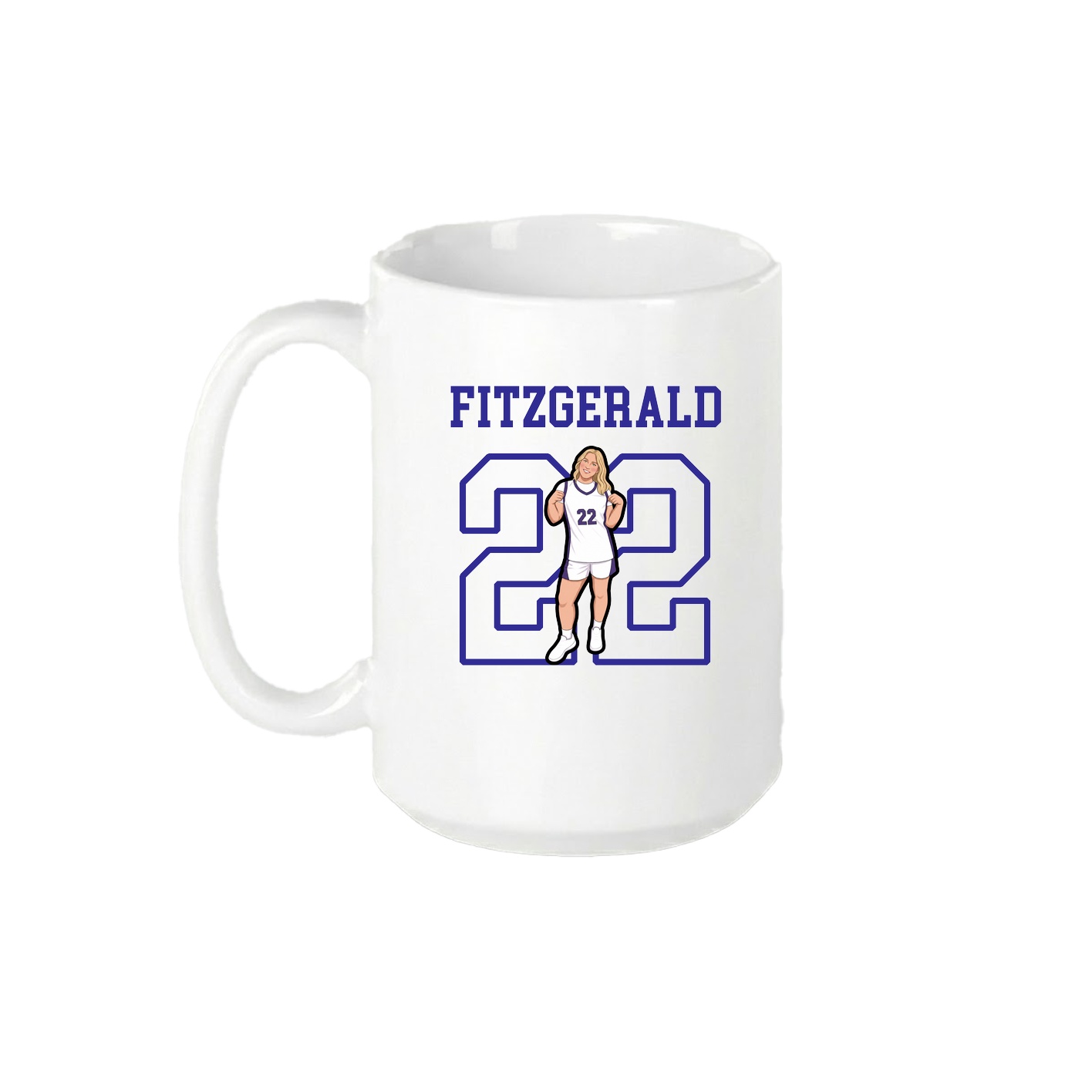 15oz Coffee Mug — Shirsey in White
