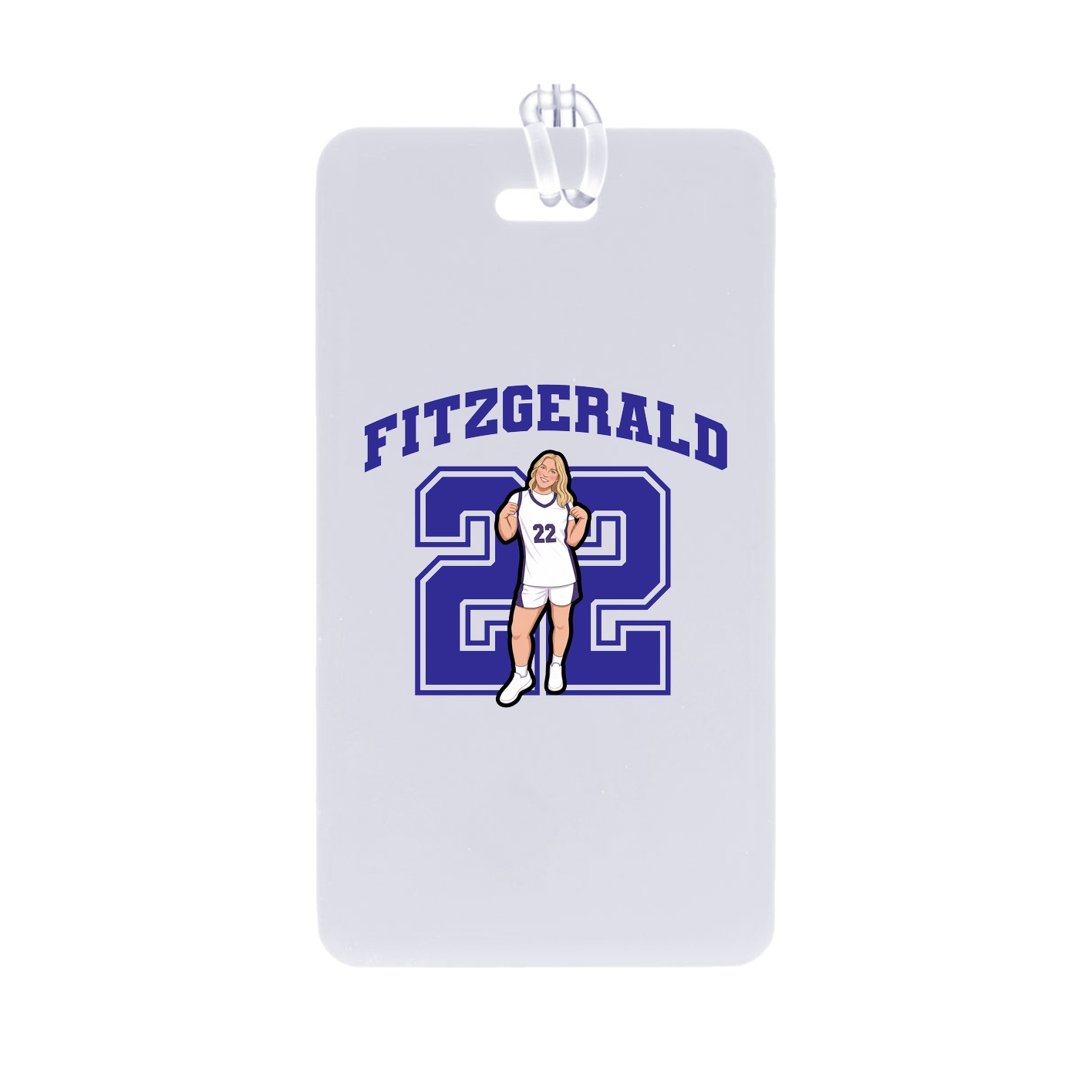 Bag Tag — Number in Classic