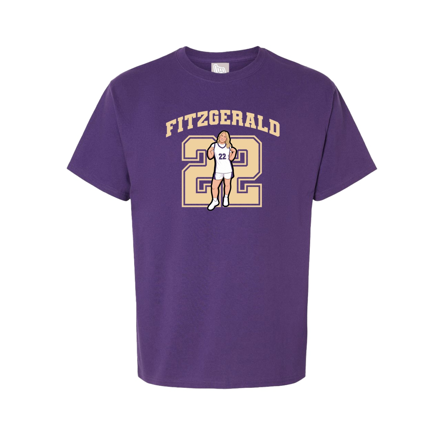Tee — Number in Purple