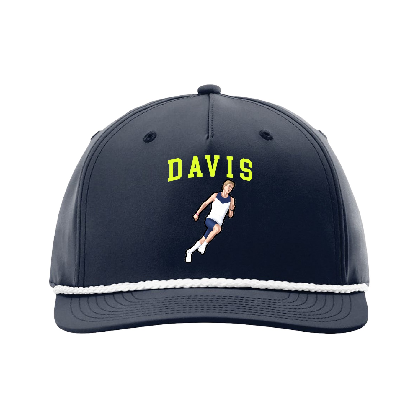 Five-Panel Classic Rope Cap — Shirsey in Navy