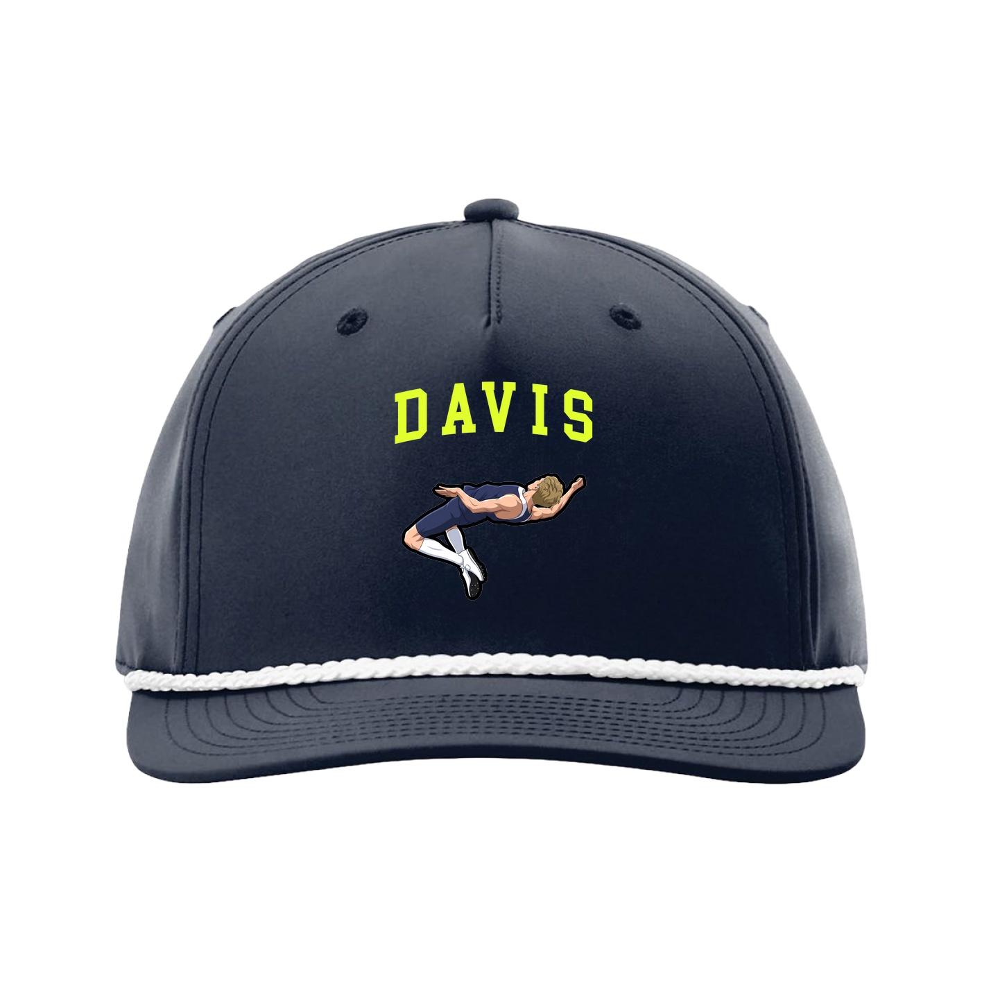 Five-Panel Classic Rope Cap — Shirsey in Navy