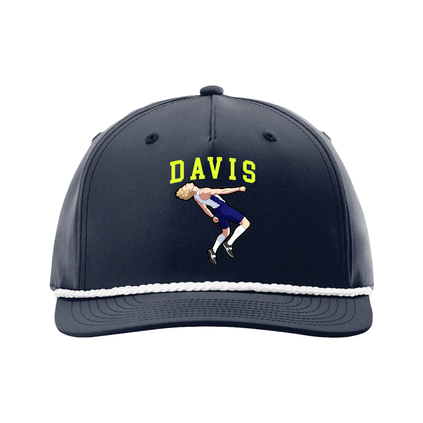 Five-Panel Classic Rope Cap — Shirsey in Navy