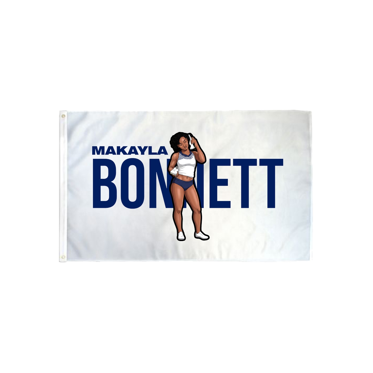 3x5 Flag — Player Name in Classic
