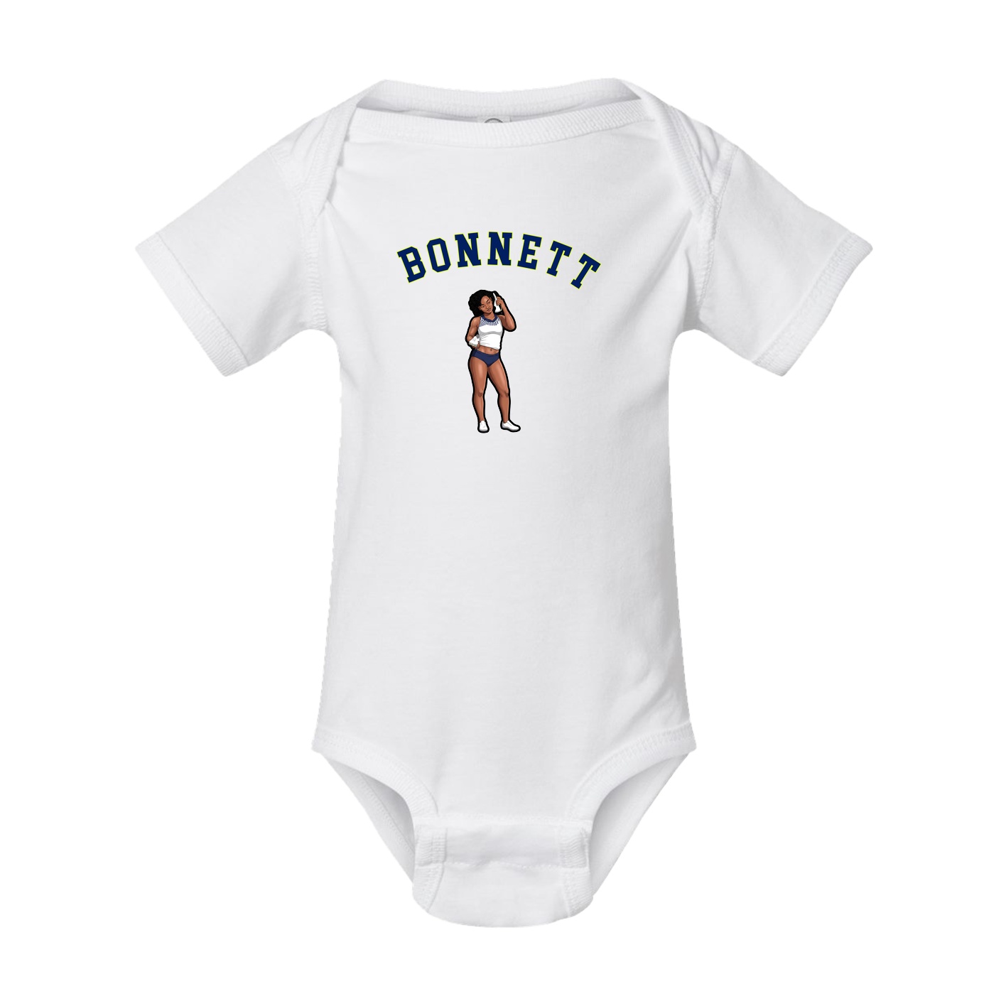 Baby Onesie — Shirsey Arch in White