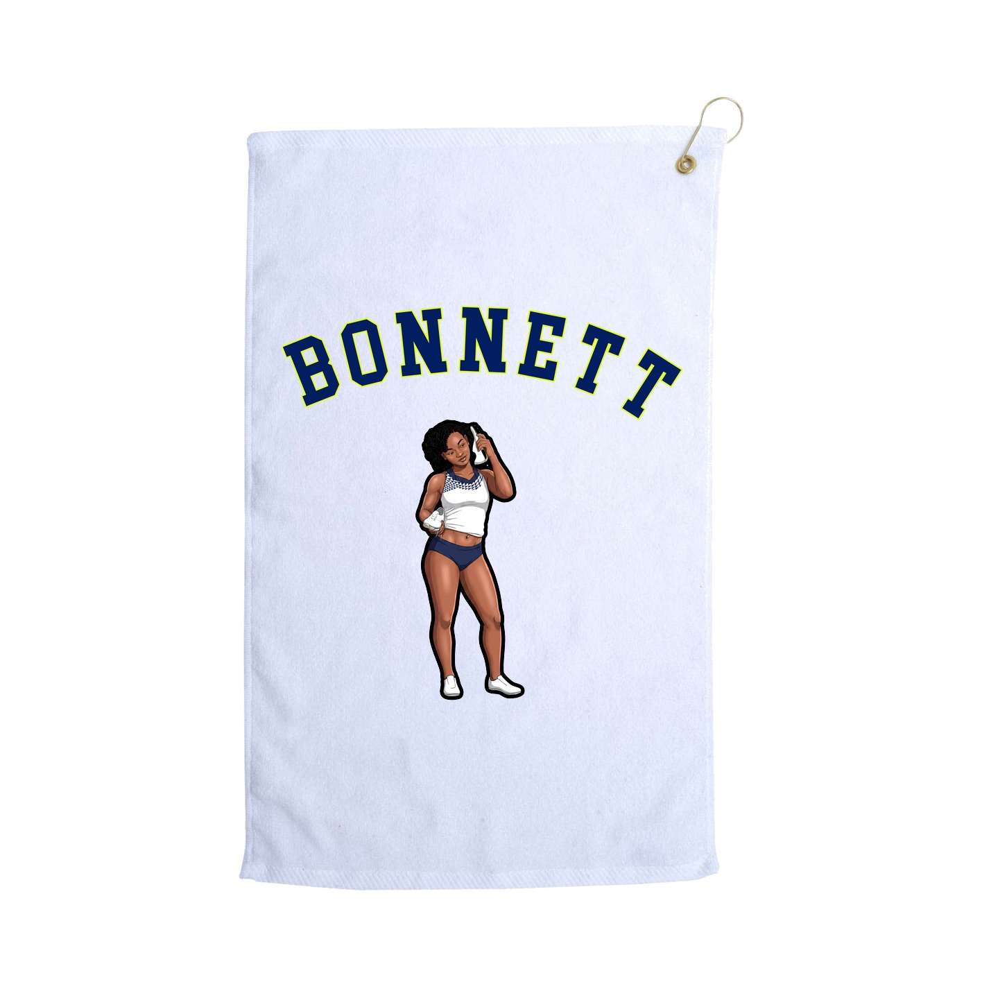 Golf Towel — Shirsey Arch in White