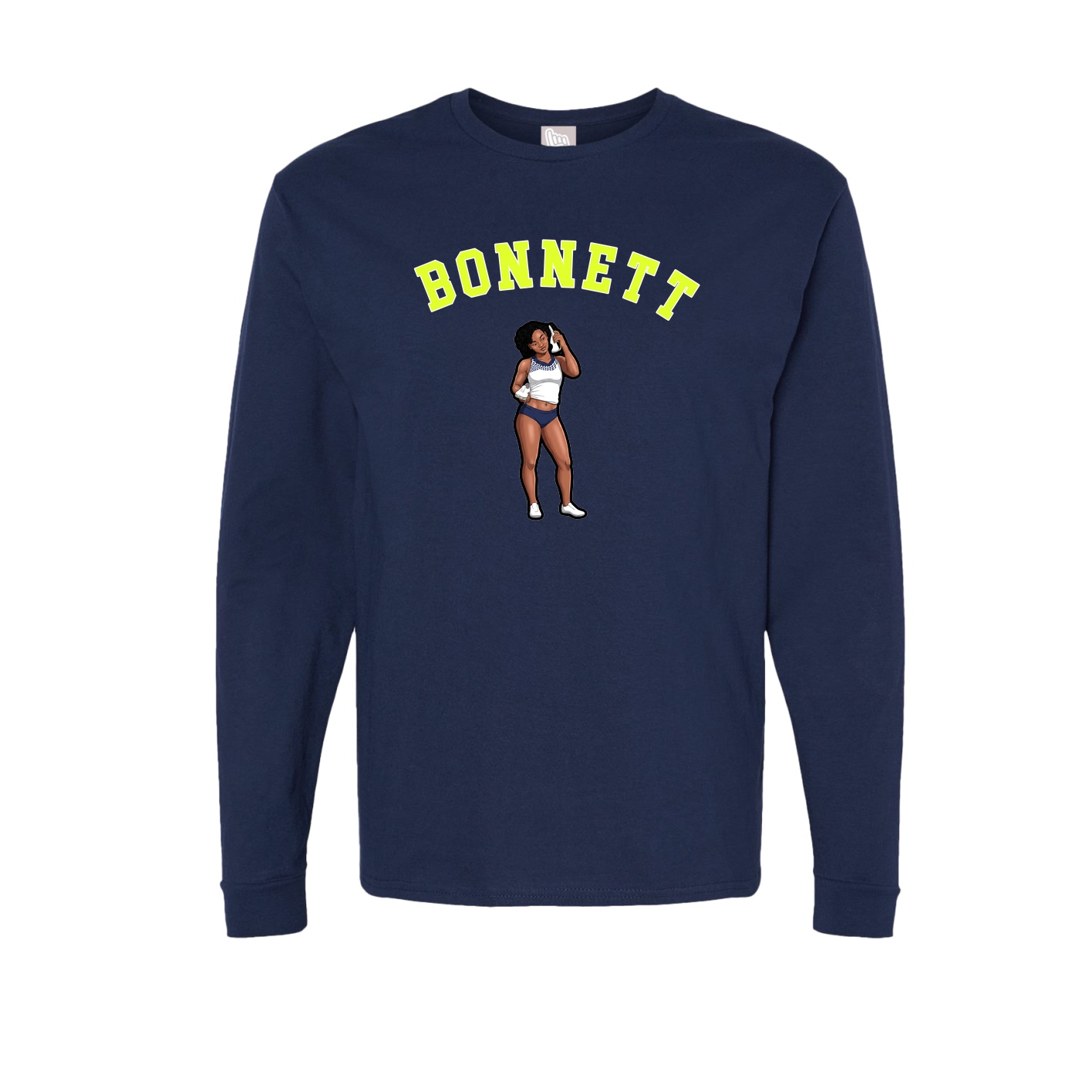Long Sleeve Tee — Shirsey Arch in Navy