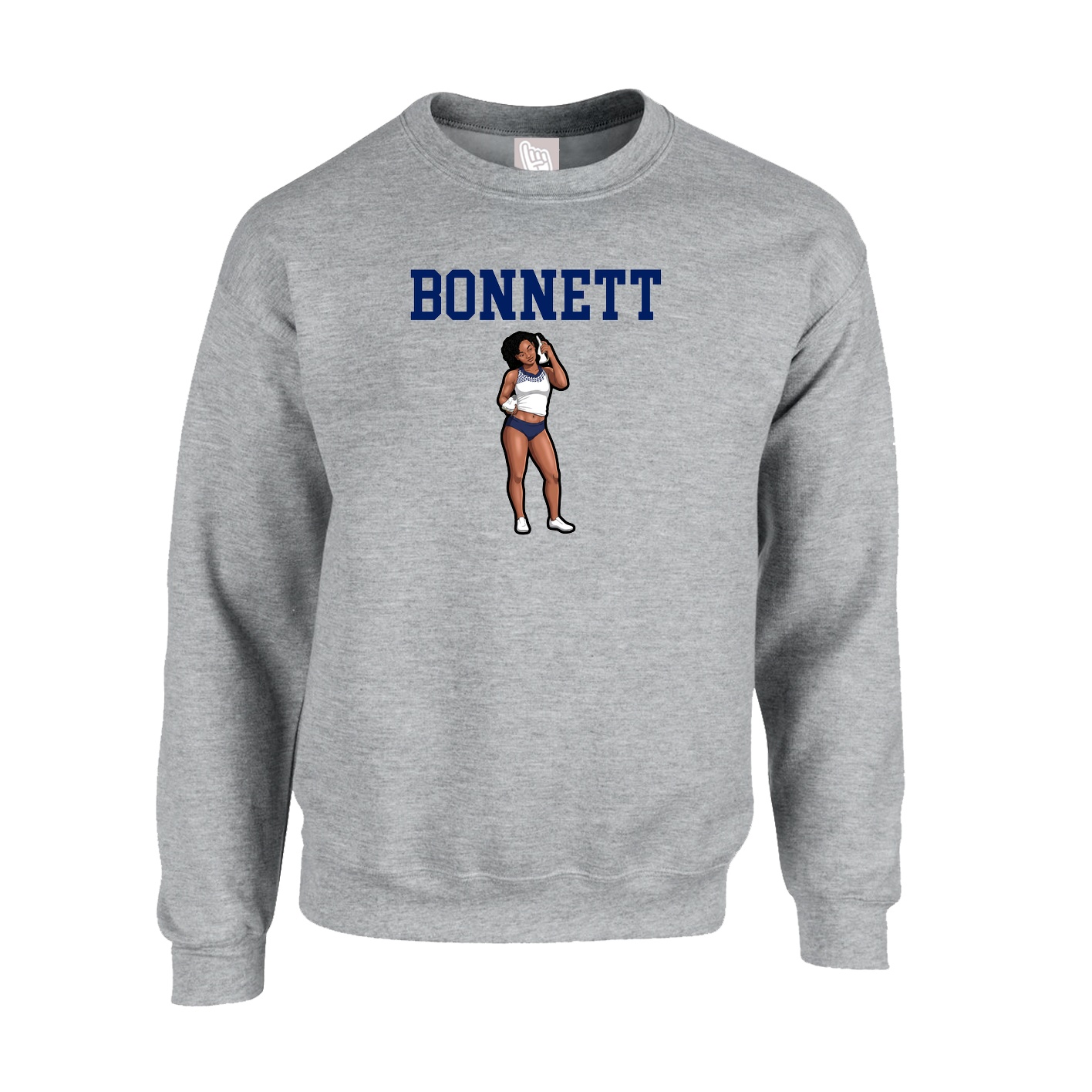 Fleece Crew — Shirsey in Grey