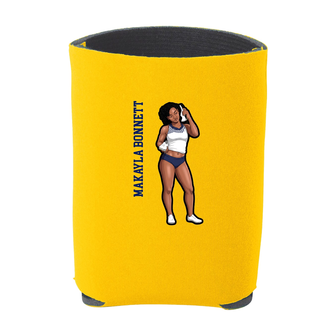 Can Holder — Name Vertical in Yellow