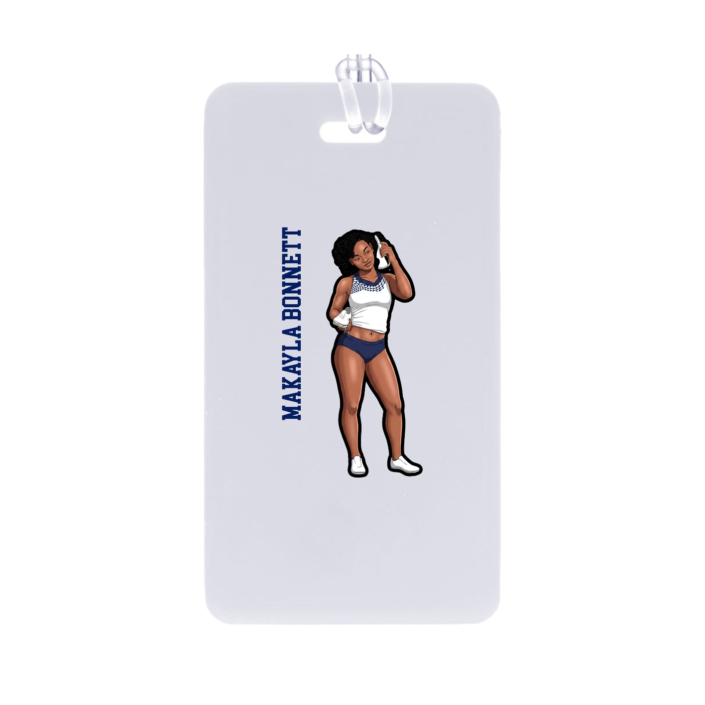 Bag Tag — Name Vertical in Classic