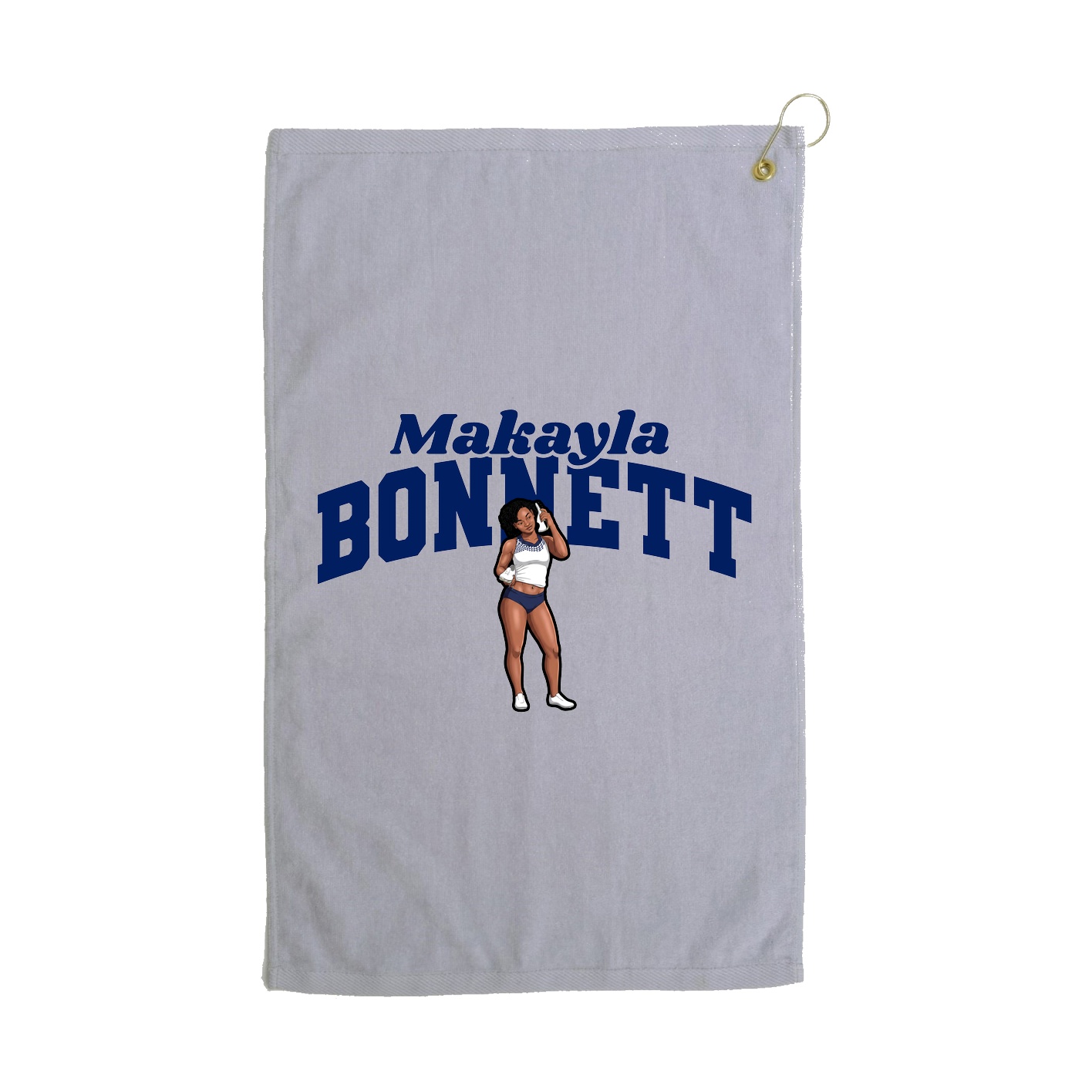 Golf Towel — Signature Arch in Grey