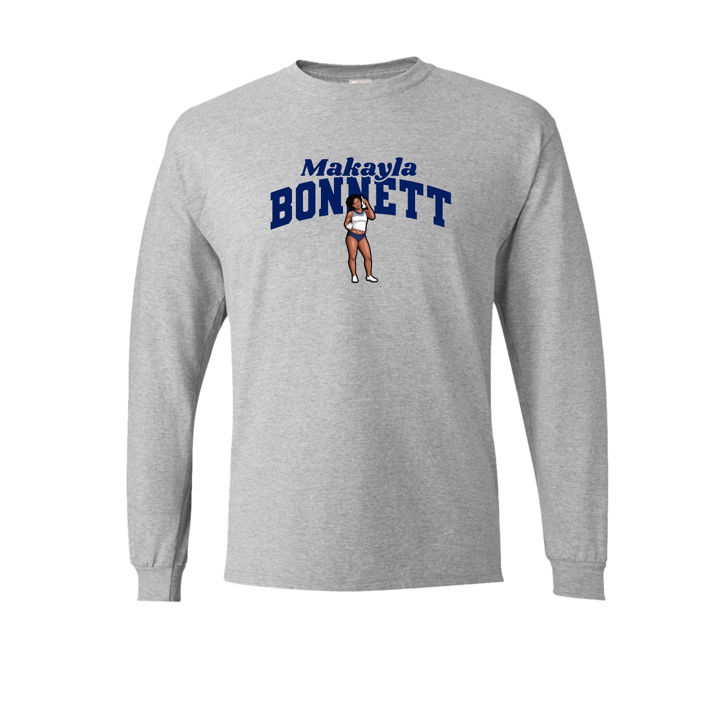 Long Sleeve Tee — Signature Arch in Grey