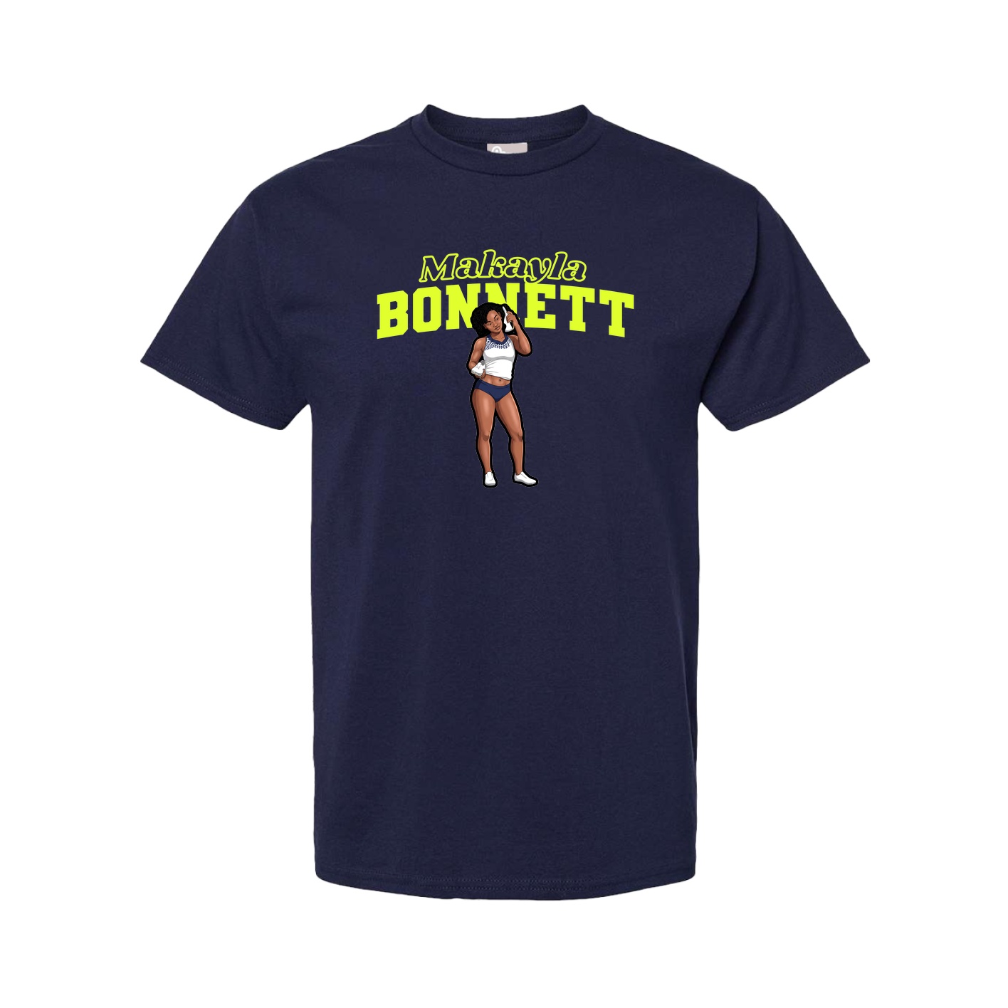 Tee — Name Arch in Navy
