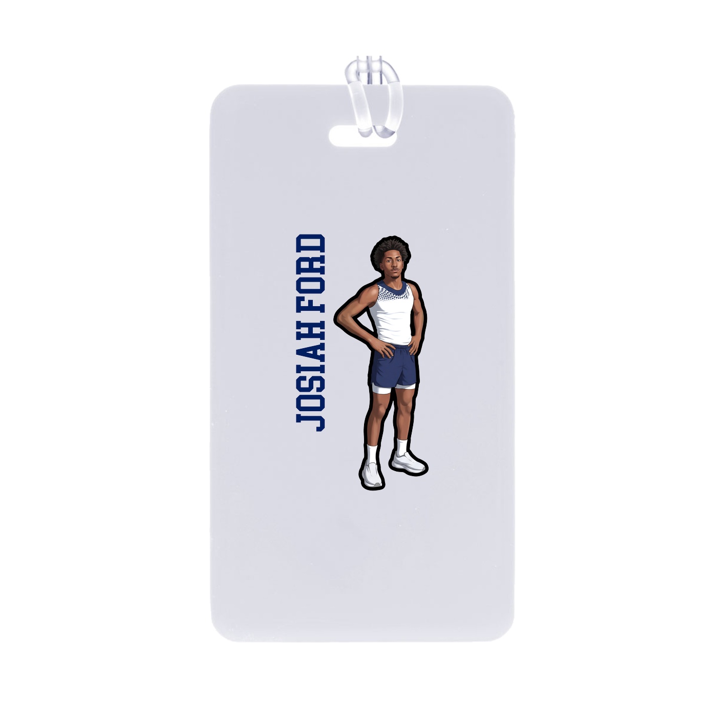 Bag Tag — Name Vertical in Classic