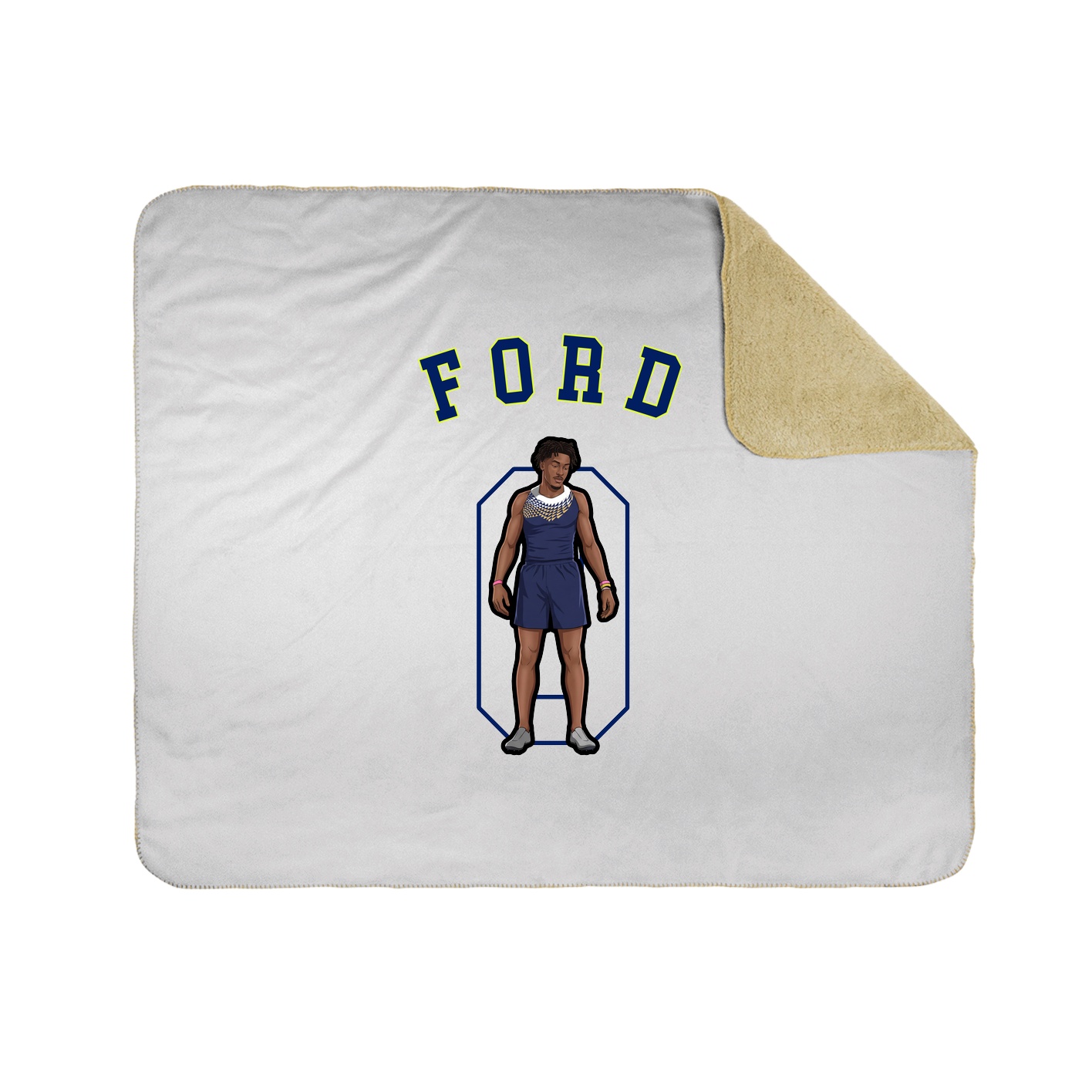 Throw Blanket — Shirsey Arch in White