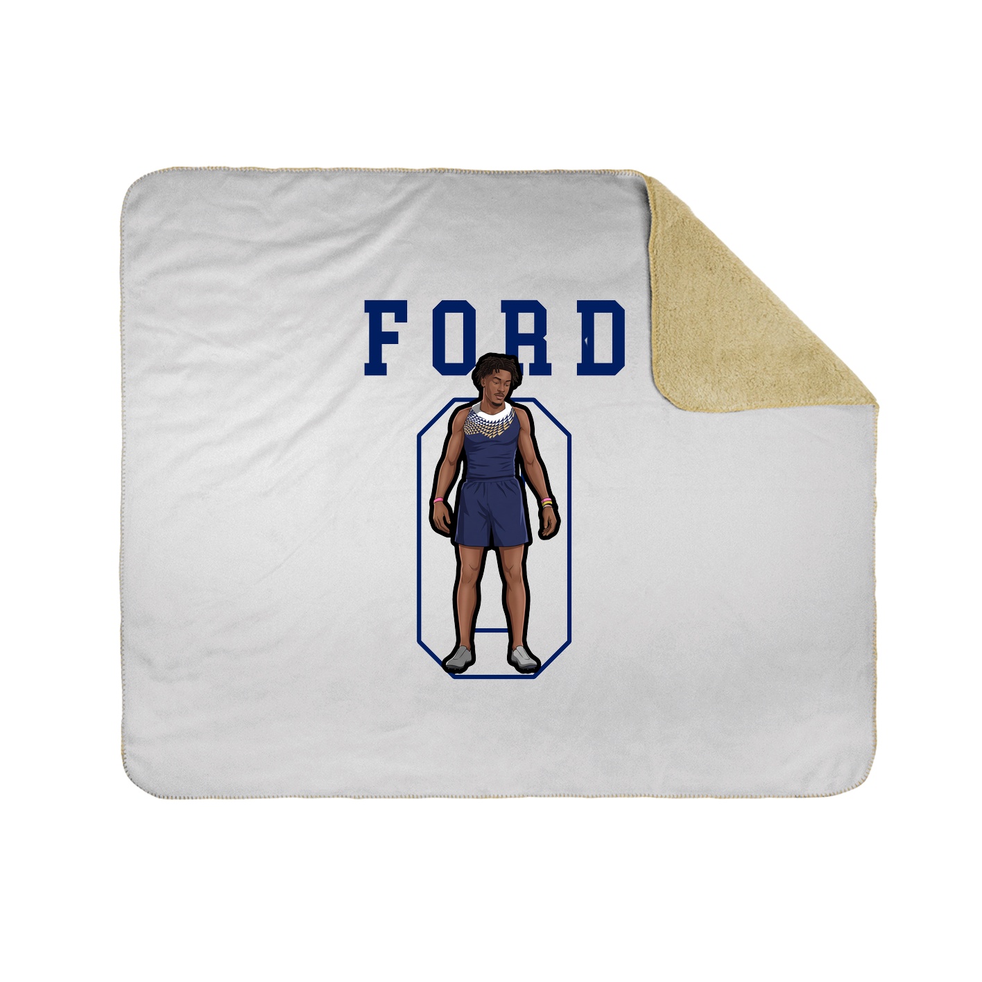 Throw Blanket — Shirsey in White