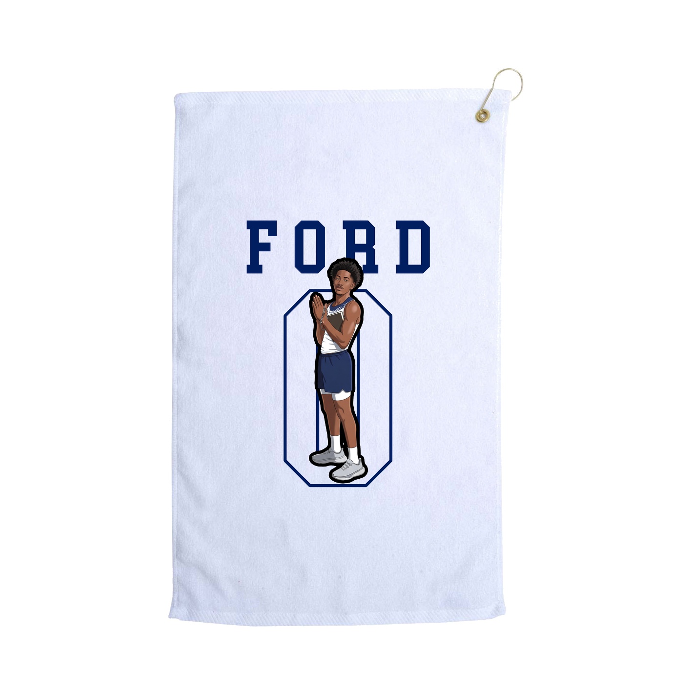 Golf Towel — Shirsey in White