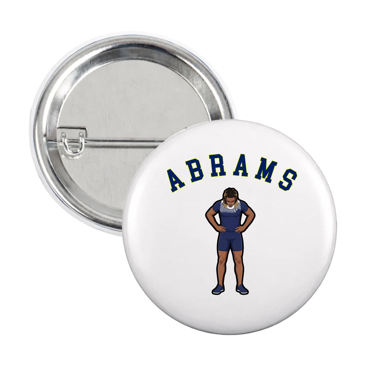 Game Day Button — Shirsey Arch in White