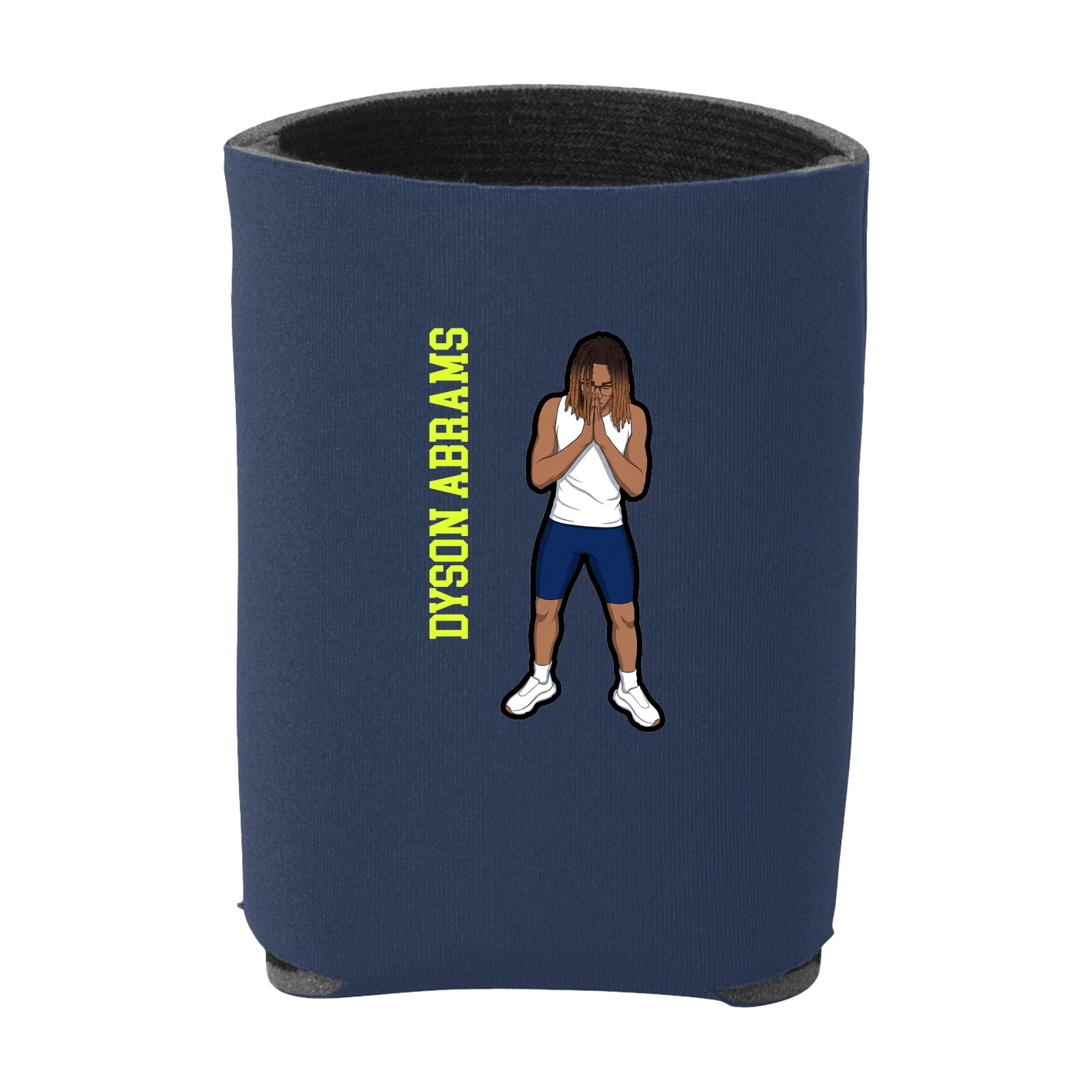 Can Holder — Name Vertical in Navy