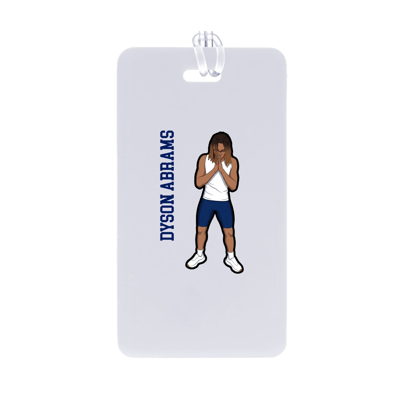 Bag Tag — Name Vertical in Classic