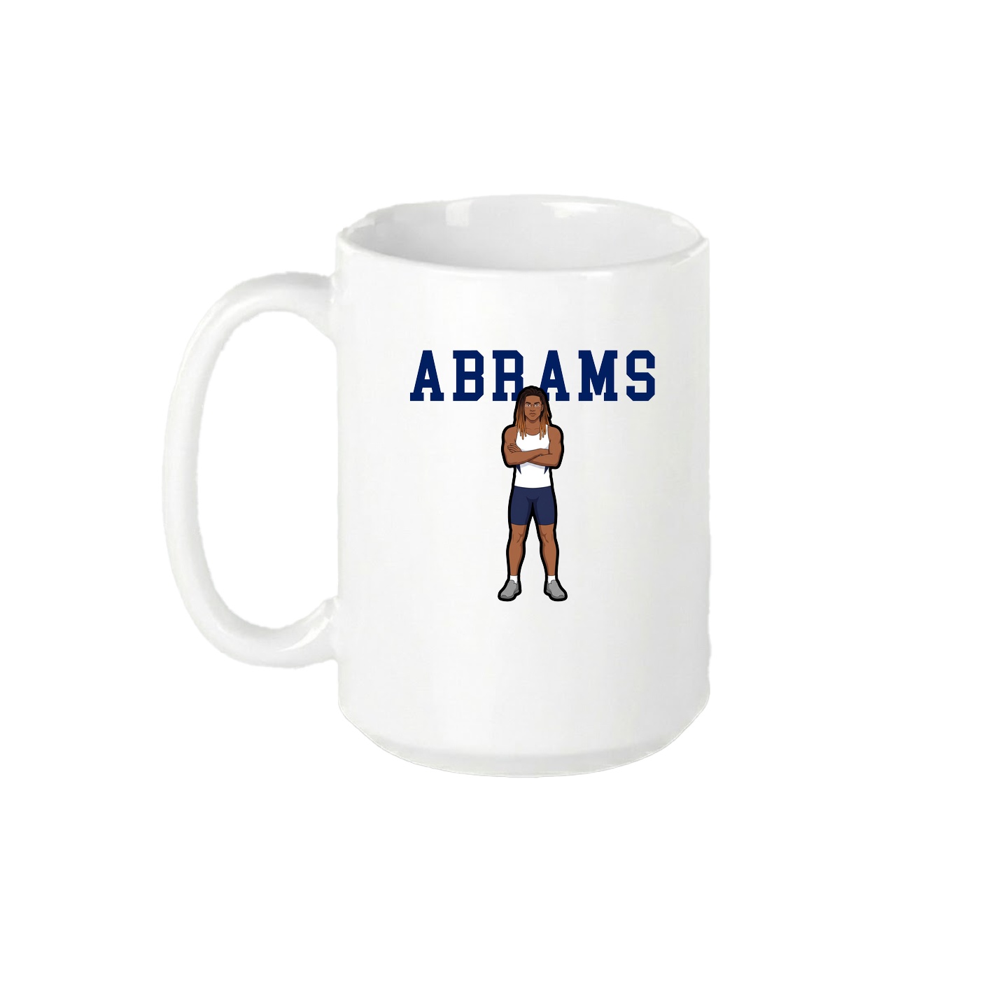 15oz Coffee Mug — Shirsey in White
