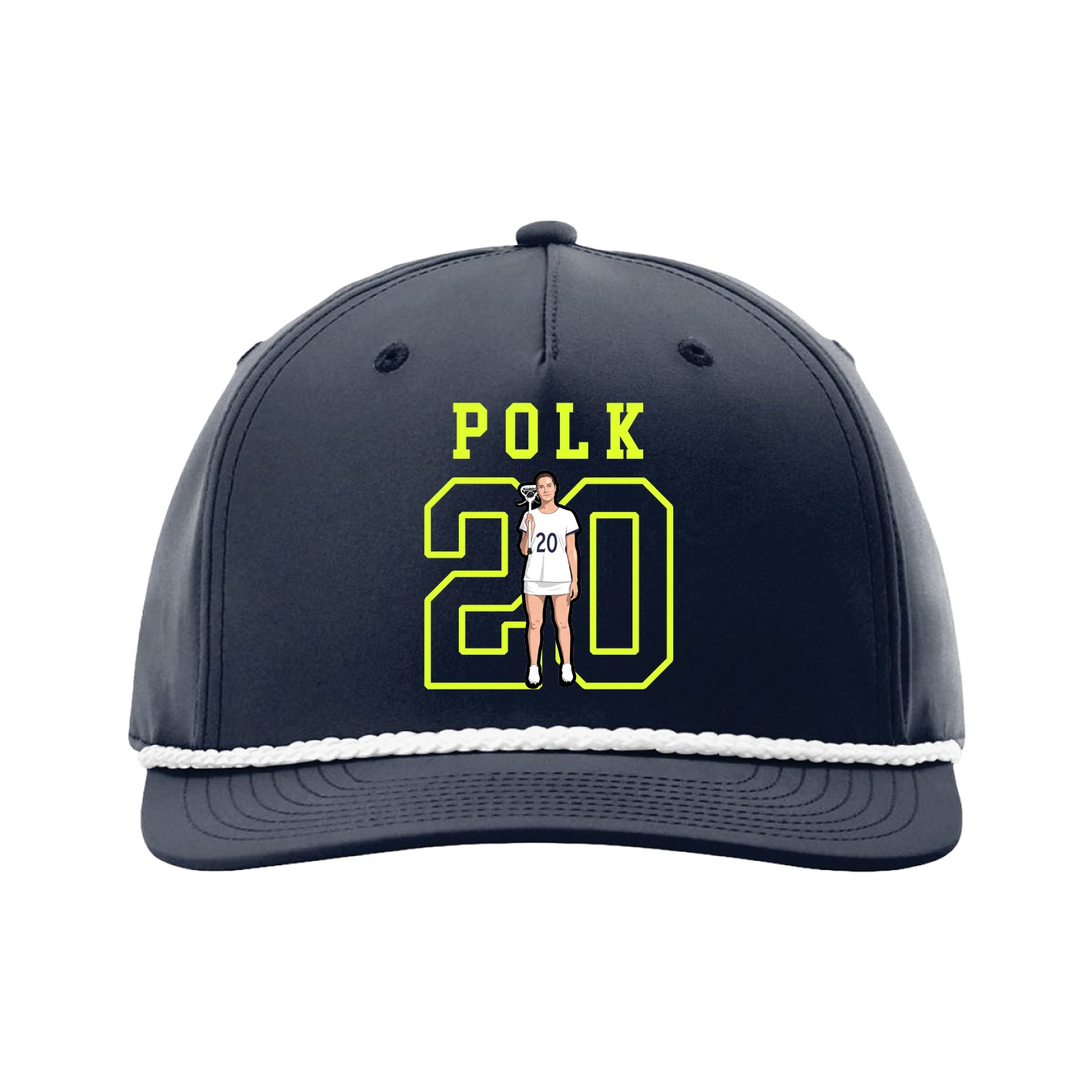 Five-Panel Classic Rope Cap — Shirsey in Navy
