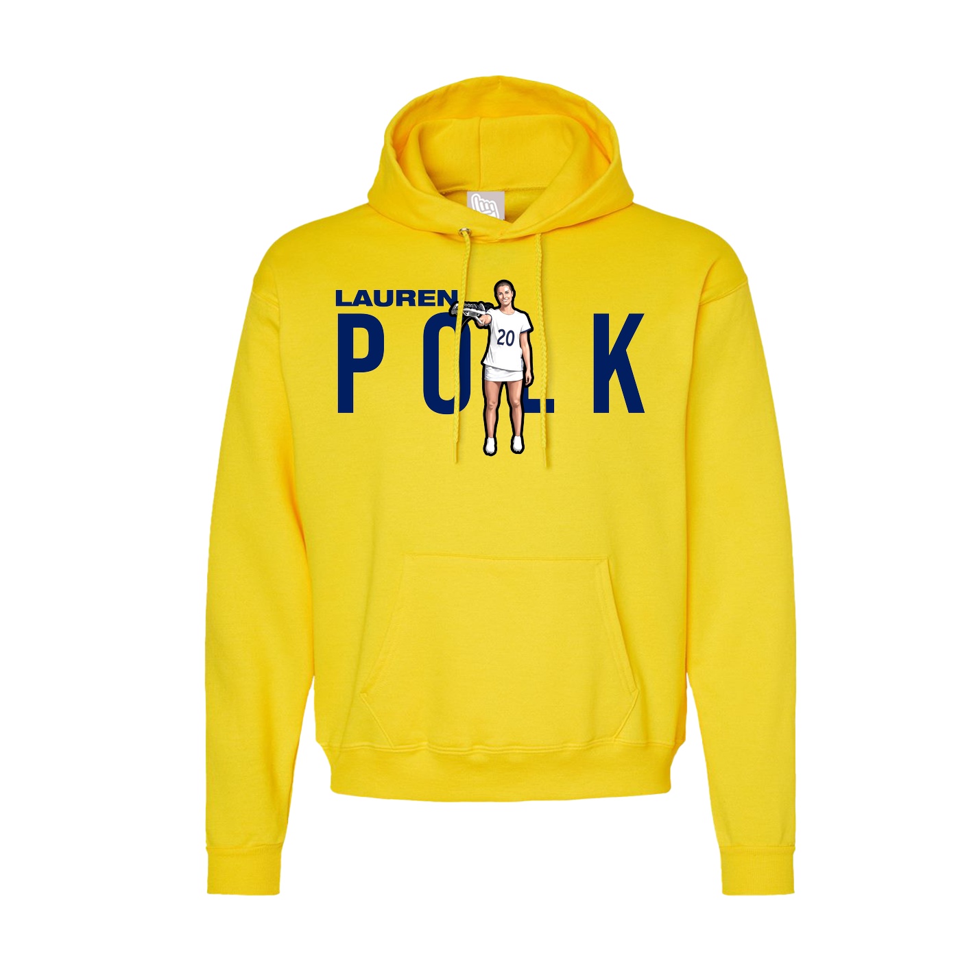 Hoodie — Player Name in Yellow