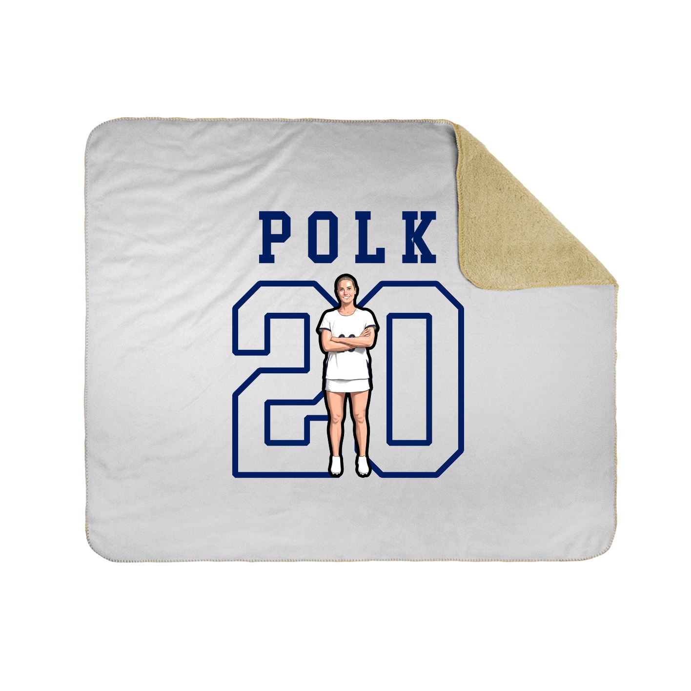 Throw Blanket — Shirsey in White