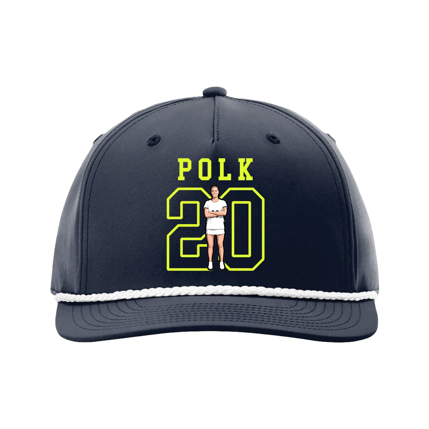Five-Panel Classic Rope Cap — Shirsey in Navy