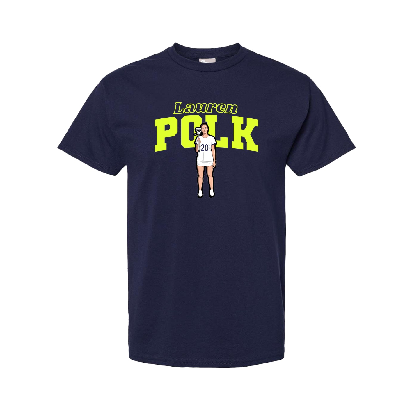 Youth Tee — Name Arch in Navy