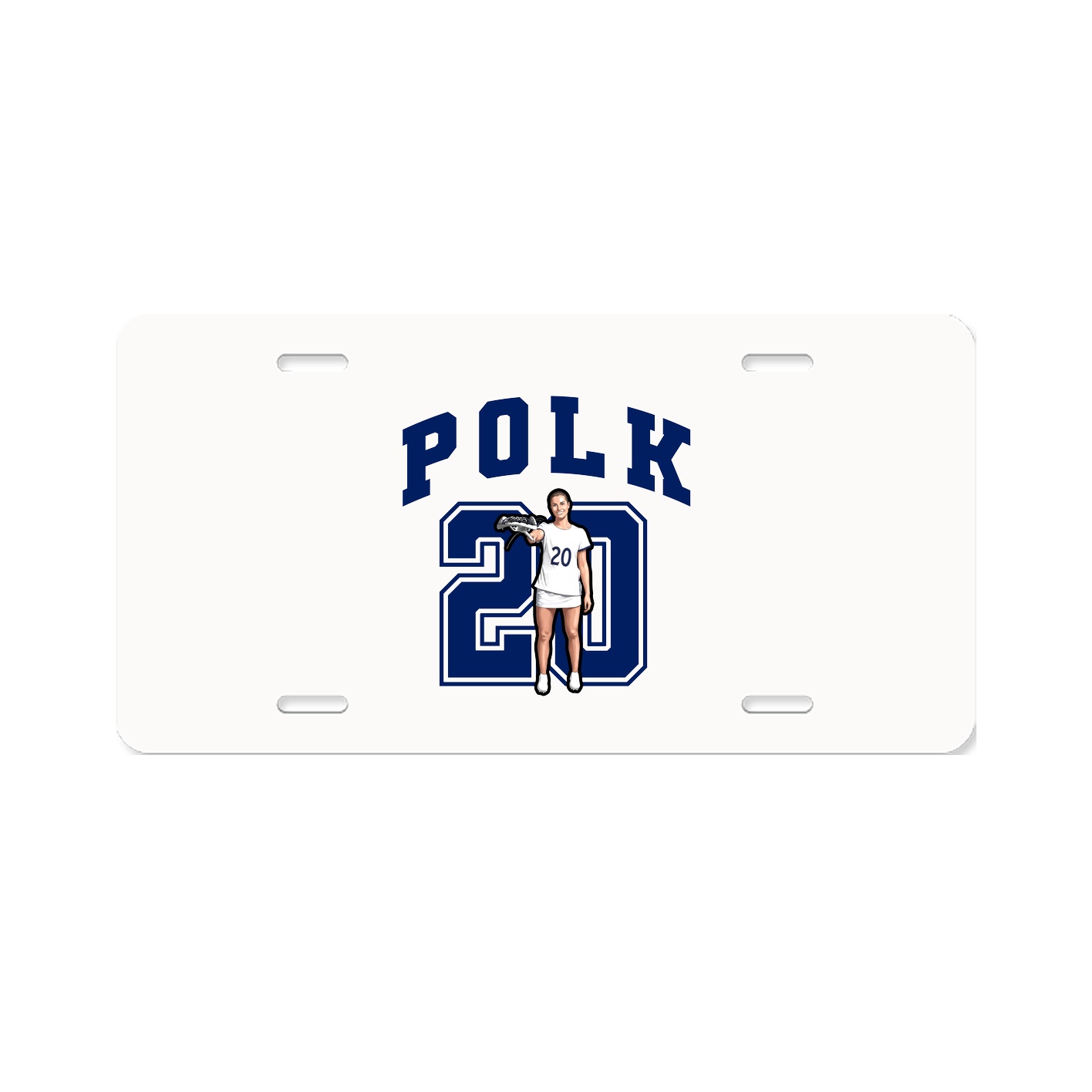 License Plate — Number in Classic