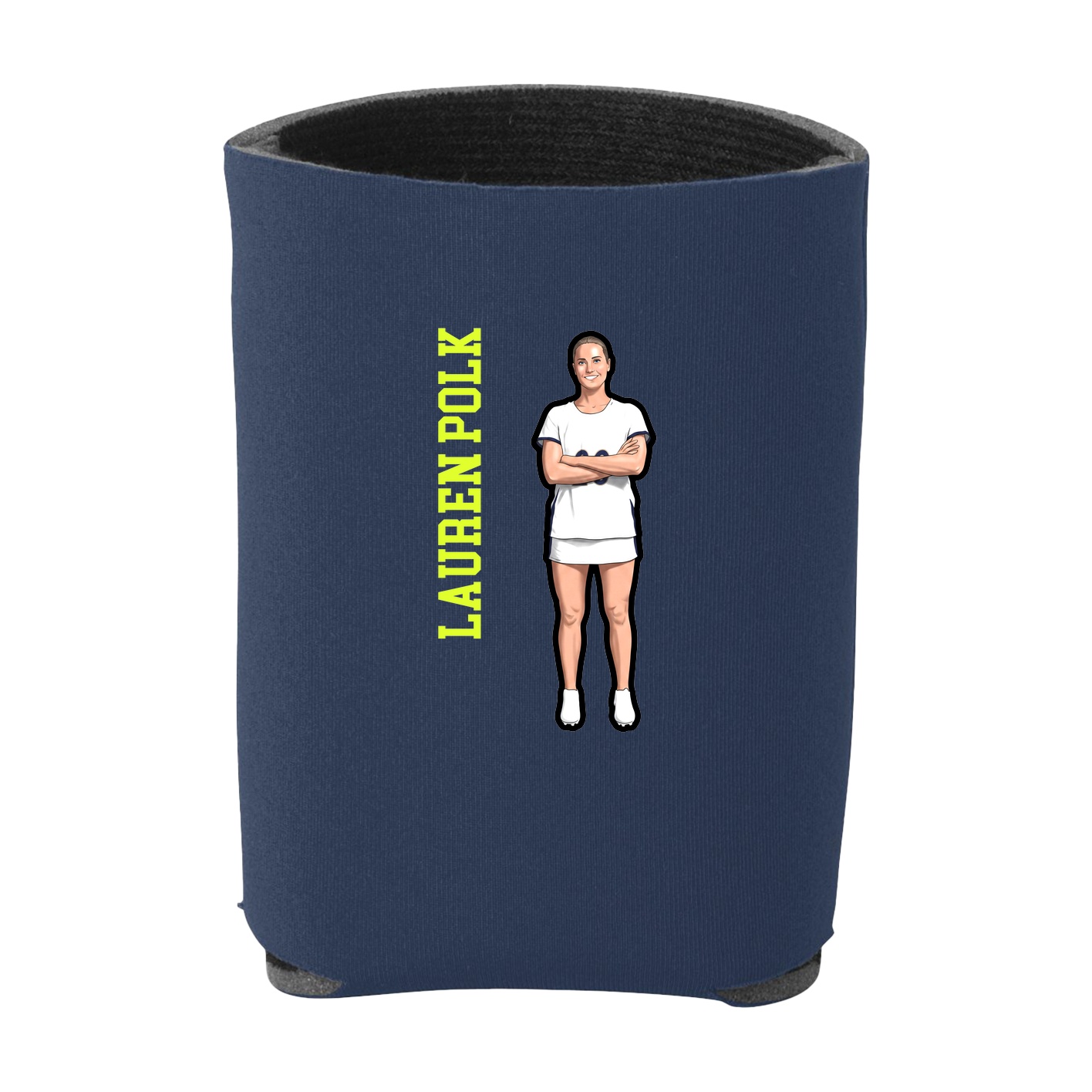 Can Holder — Name Vertical in Navy