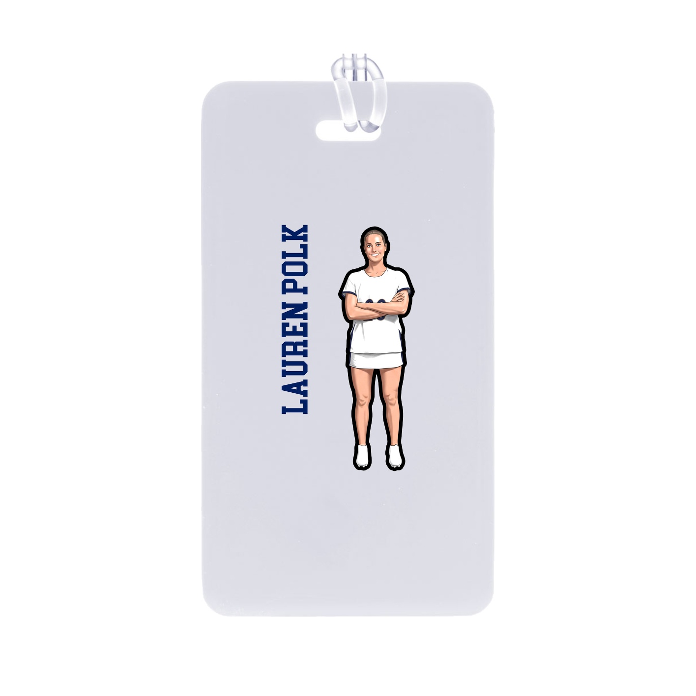 Bag Tag — Name Vertical in Classic
