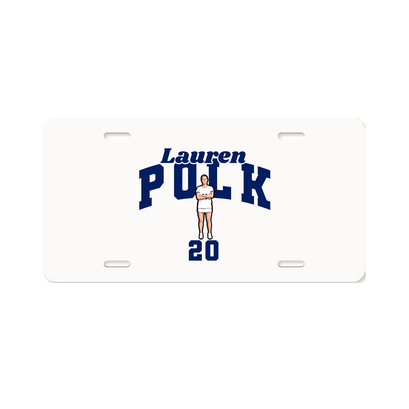 License Plate — Signature Arch in Classic