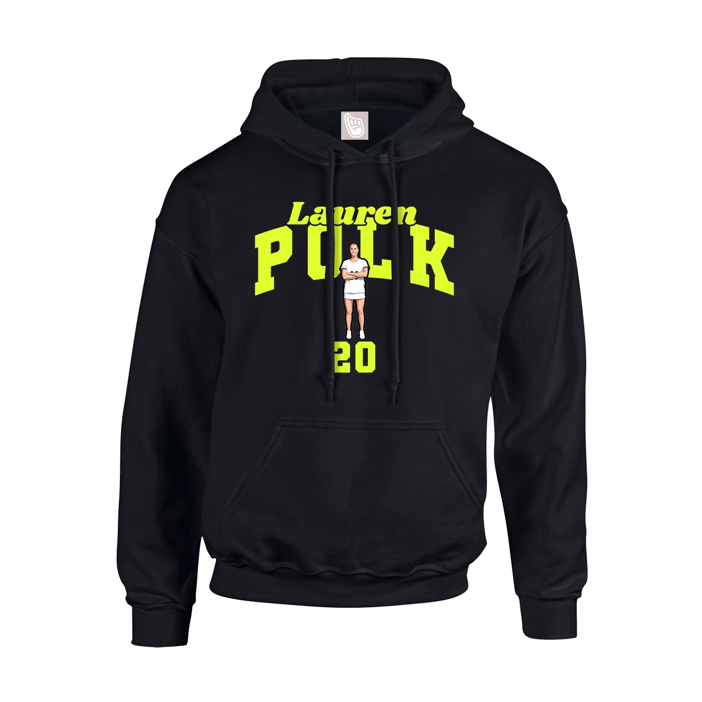 Hoodie — Signature Arch in Black