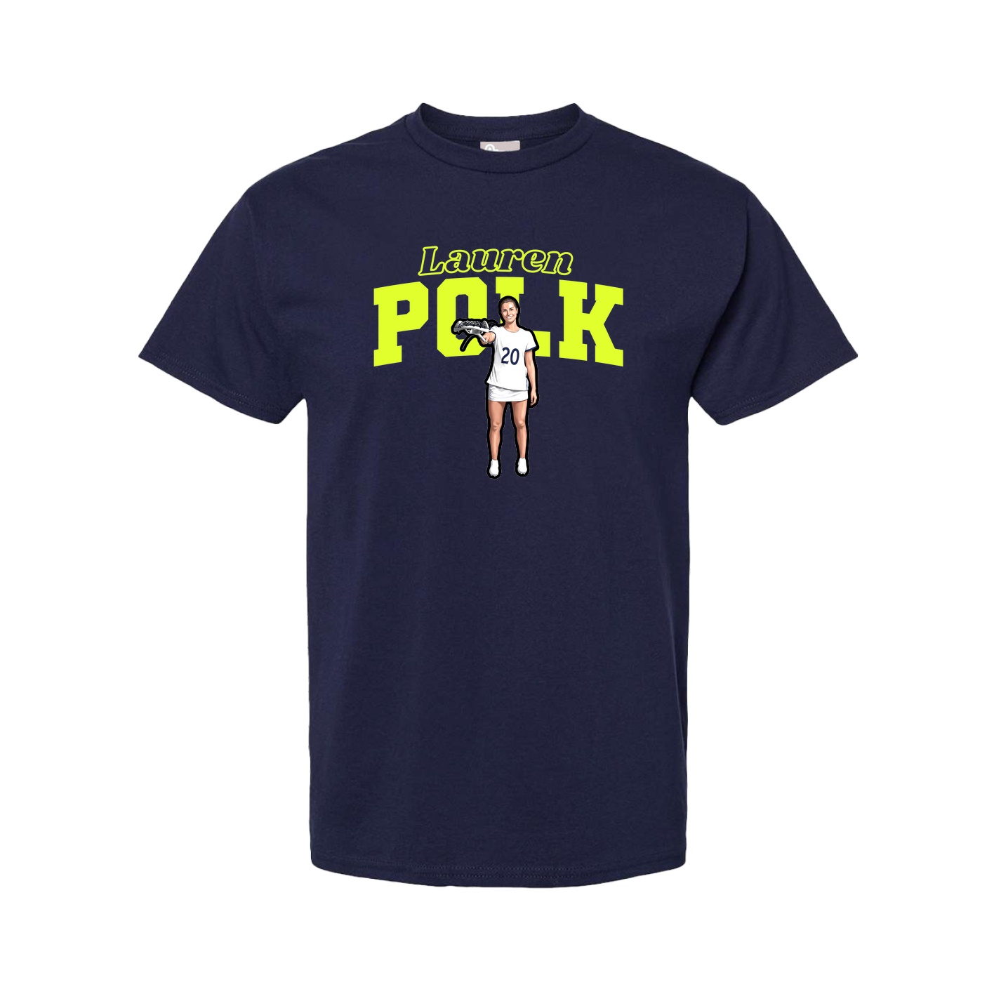 Tee — Name Arch in Navy