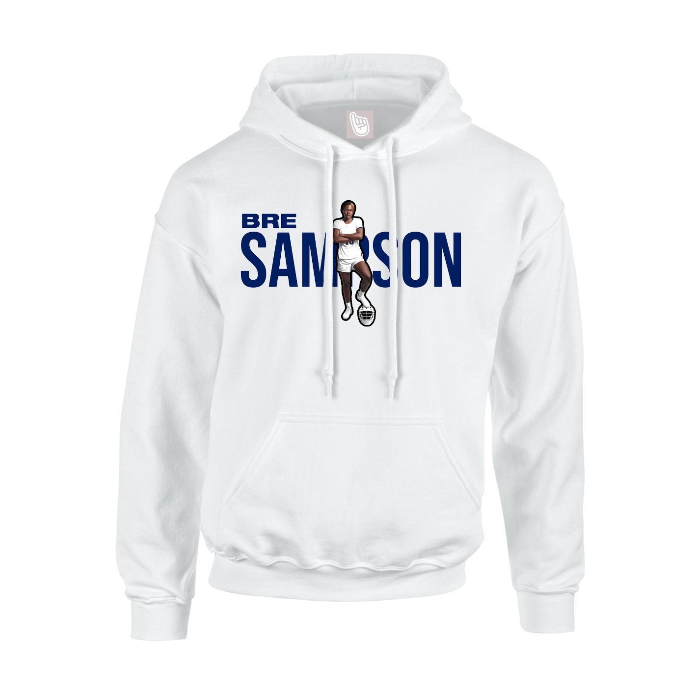 Hoodie — Player Name in White