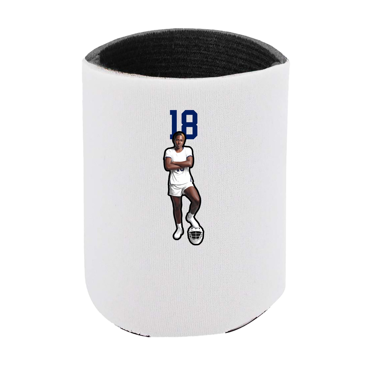 Can Holder — Number Top in White