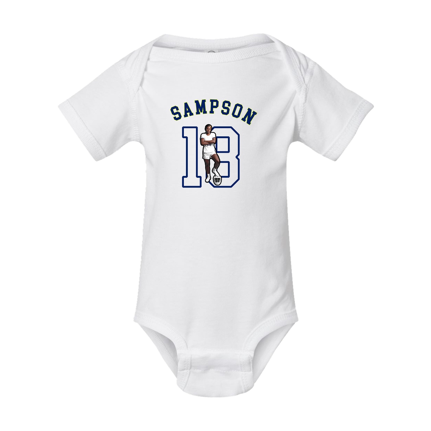 Baby Onesie — Shirsey Arch in White