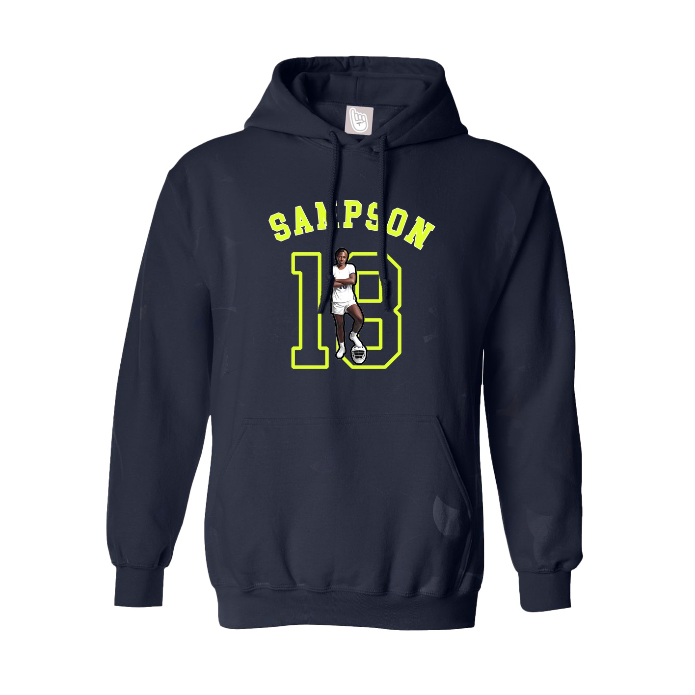 Youth Hoodie — Shirsey Arch in Navy