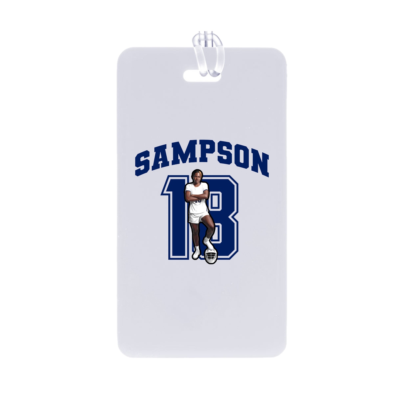 Bag Tag — Number in Classic