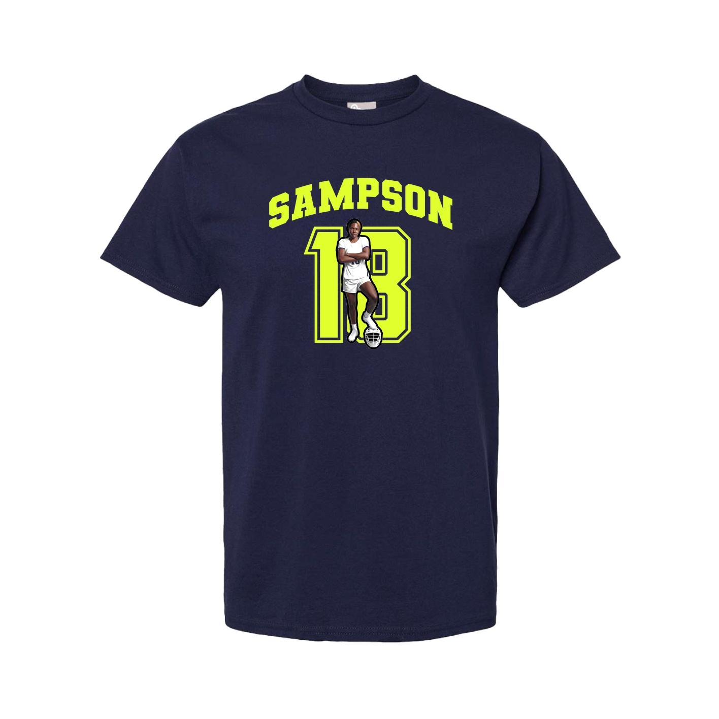 Tee — Number in Navy