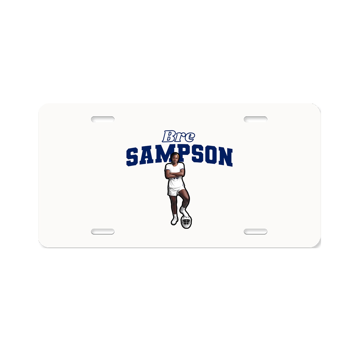 License Plate — Name Arch in Classic
