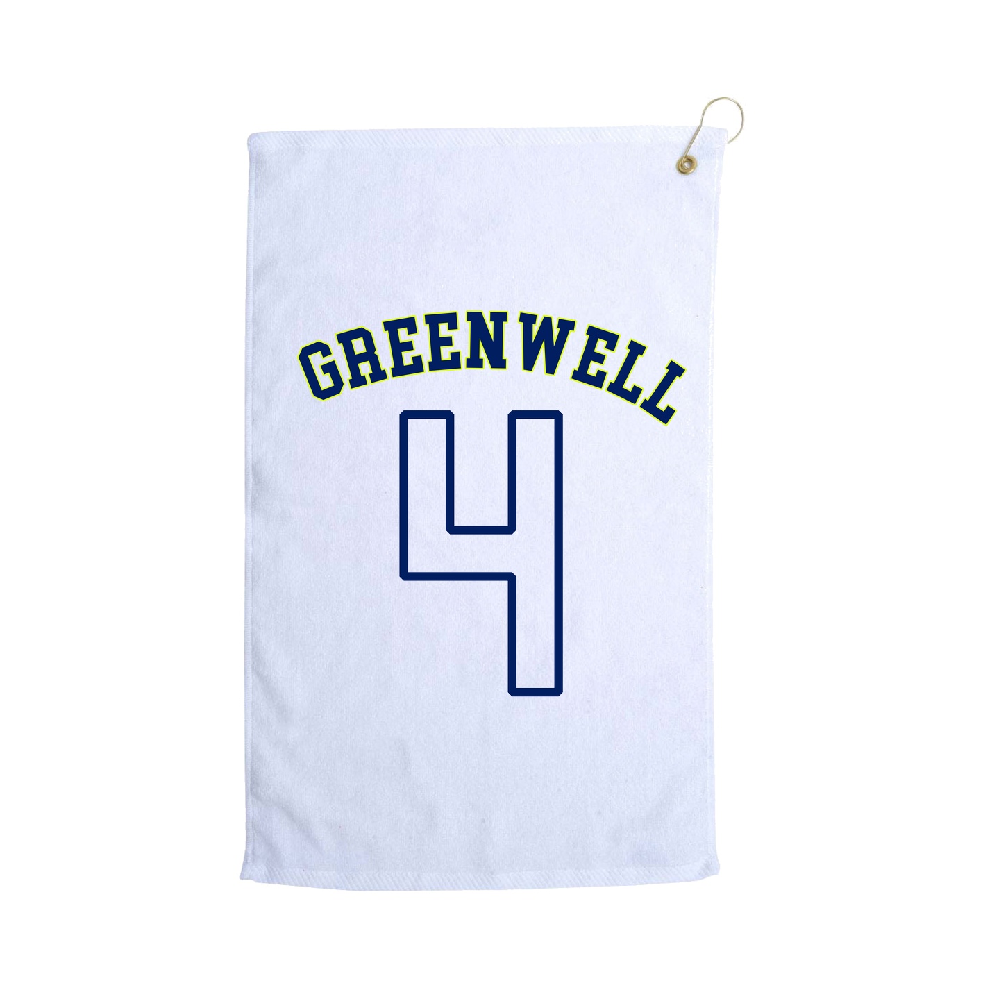 Golf Towel — Shirsey Arch in White