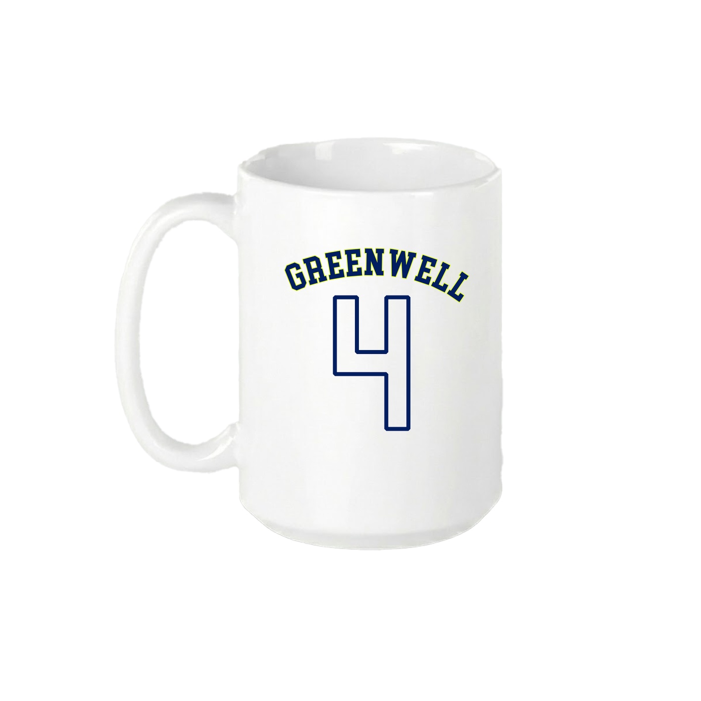 15oz Coffee Mug — Shirsey Arch in White
