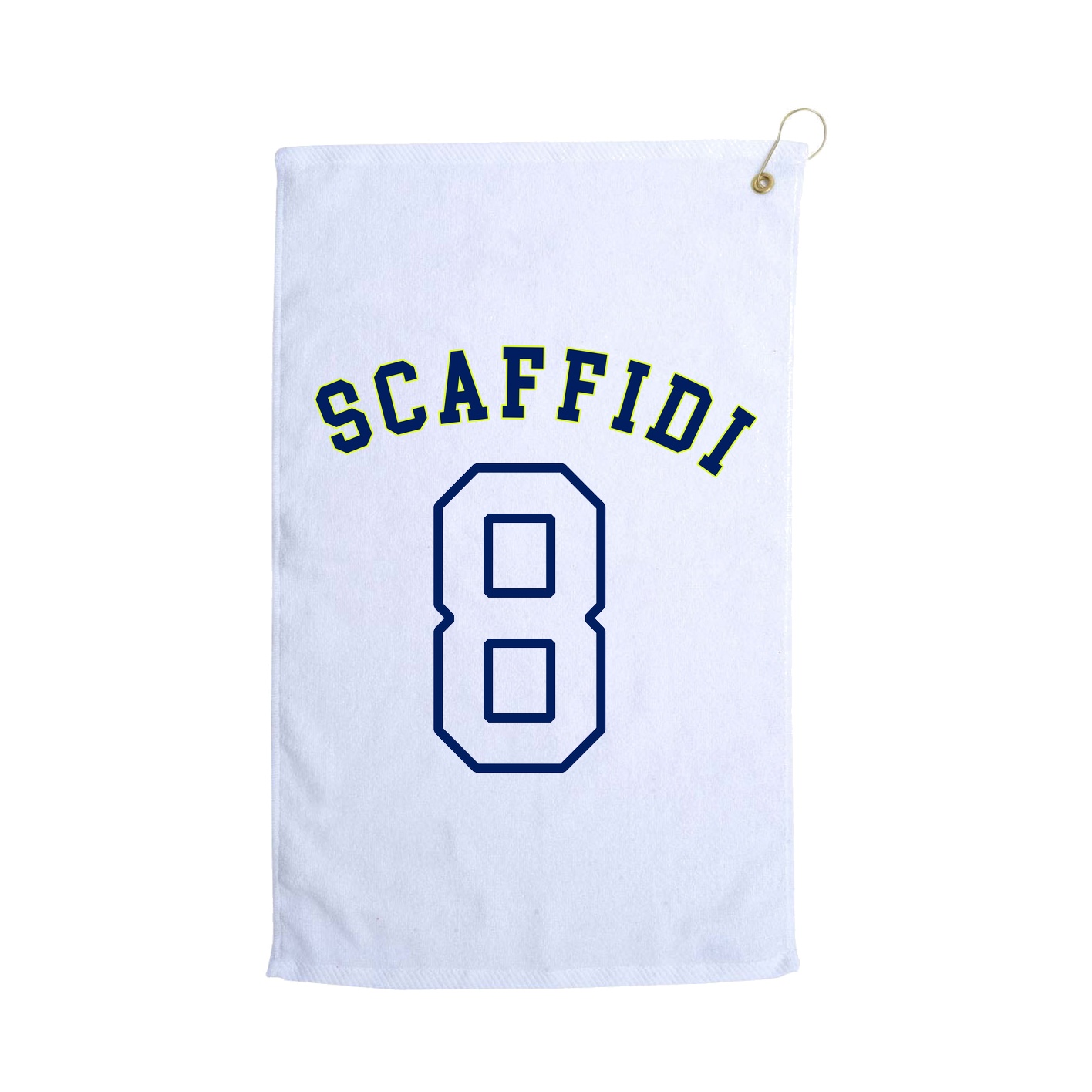 Golf Towel — Shirsey Arch in White