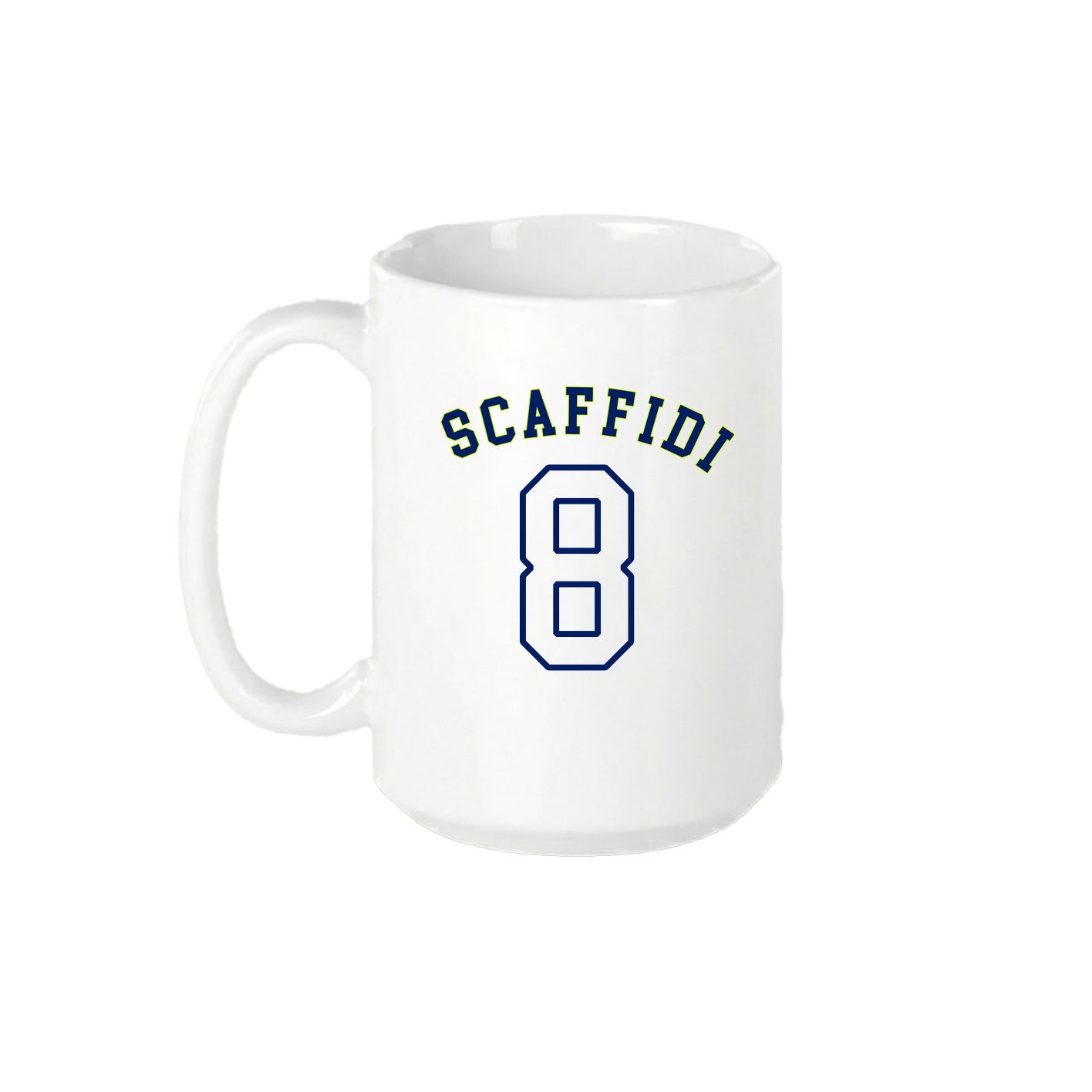 15oz Coffee Mug — Shirsey Arch in White